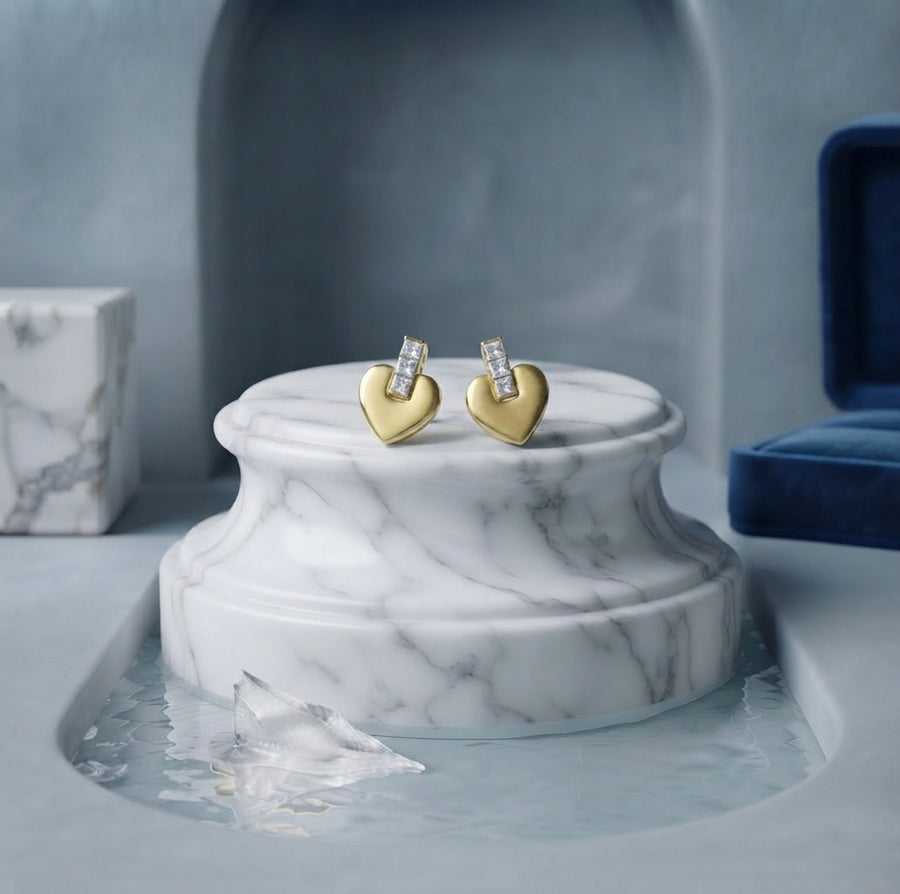 Tendre Cœur — Or & Cristaux